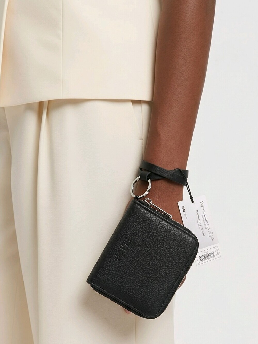 NWT BL Style Alice Cream Zip Around Wallet
